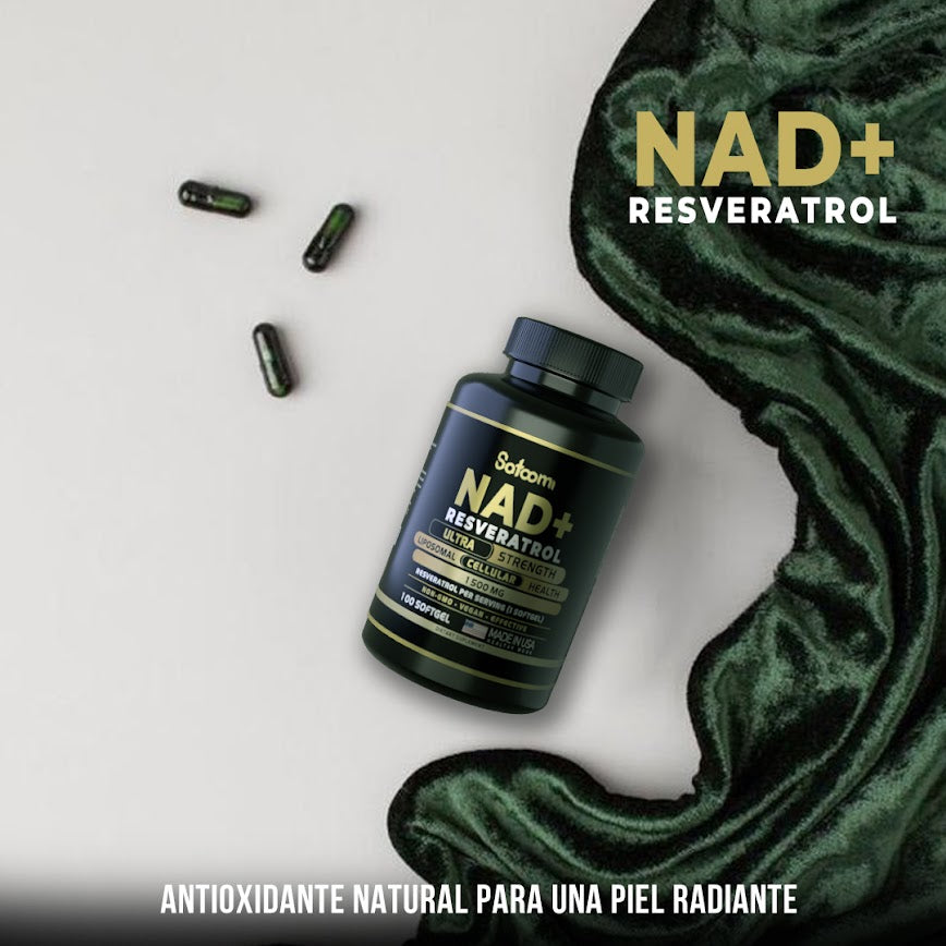 NAD + RESVERATROL 1500 MG (2 x $39.99)