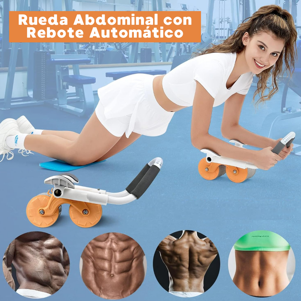 🔴 Tonific® Rueda abdominal ➕ Cronómetro ➕ Soporte para celular ➕ Almohadilla para rodillas 🎁-35% OFF