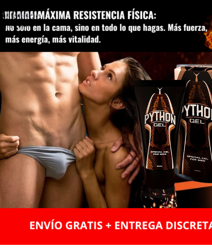 Python Max Gel Agrandamiento de NEPE (HAZLO FELIZ EN LA CAMA A TU MUJER)