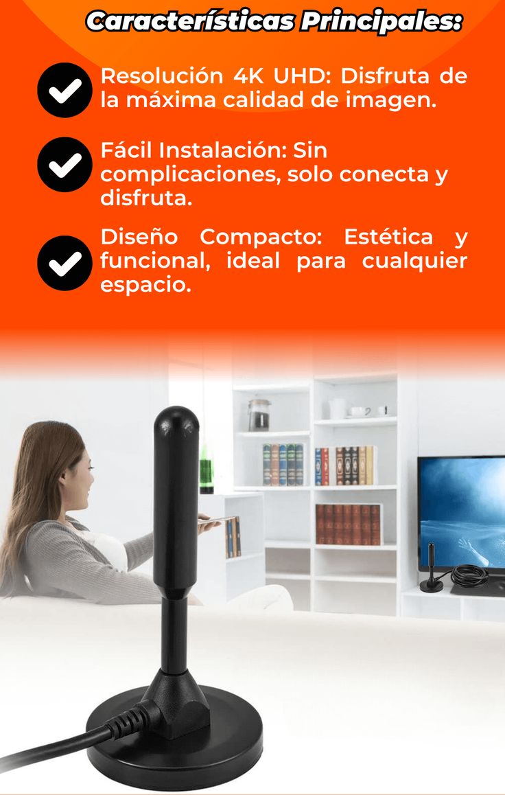 ANTENA HD DE TV DIGITAL