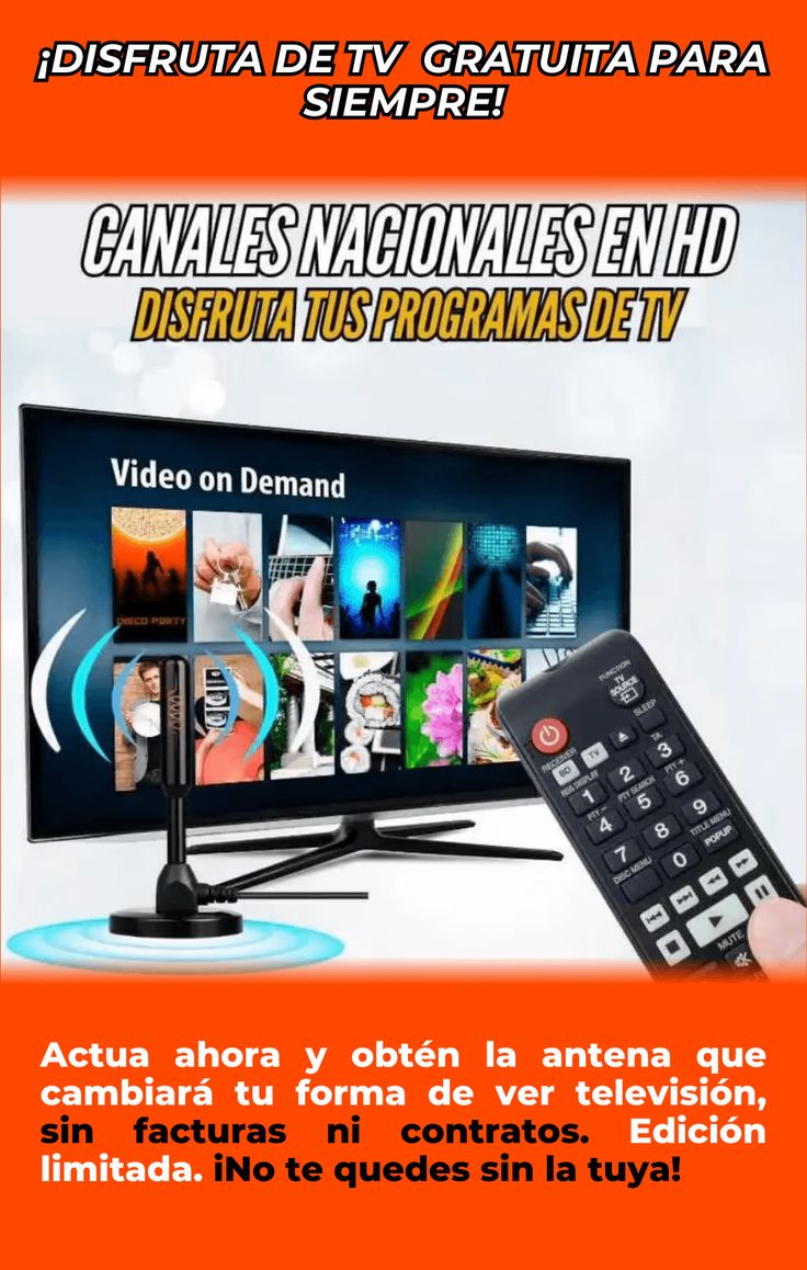 ANTENA HD DE TV DIGITAL