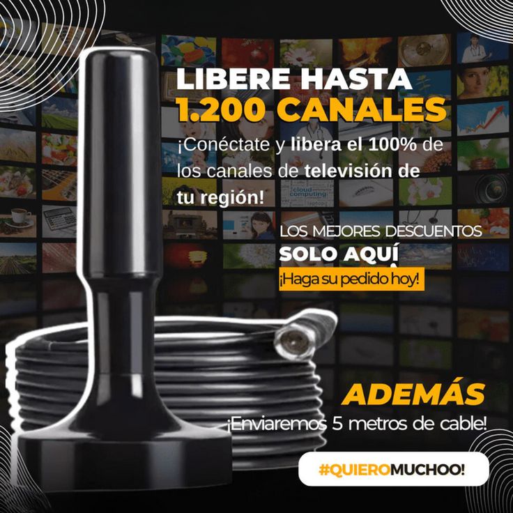ANTENA HD DE TV DIGITAL