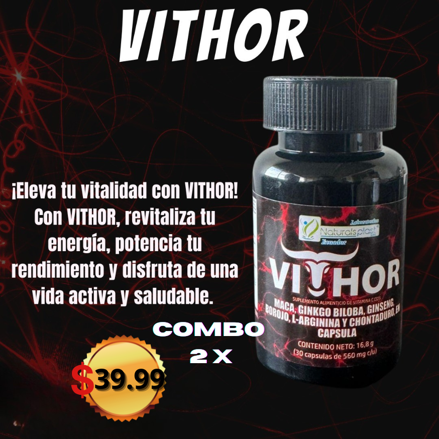 "VITHOR 30 CAP: Desata Tu Fuerza Sexual al Máximo"