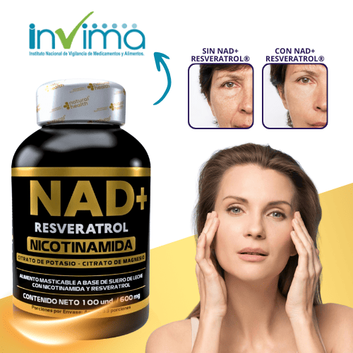 NAD + RESVERATROL 1500 MG (2 x $39.99)