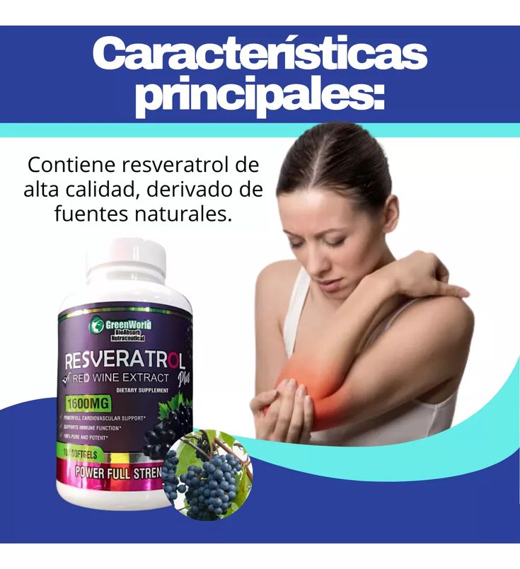 Resveratrol Premium X1600MG (SÚPER COMBO 2 X $ 34.99)
