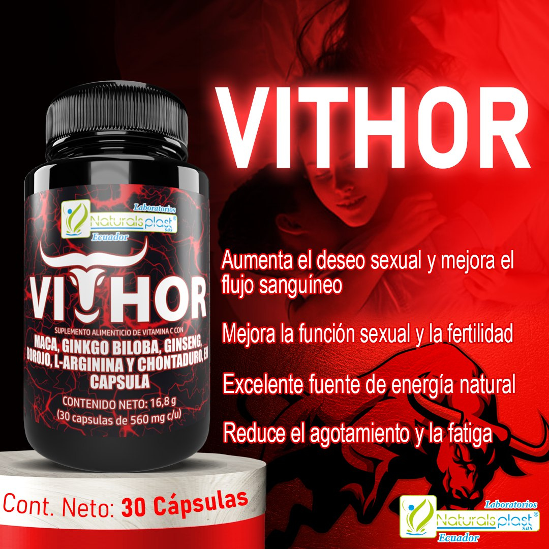 "VITHOR 30 CAP: Desata Tu Fuerza Sexual al Máximo"
