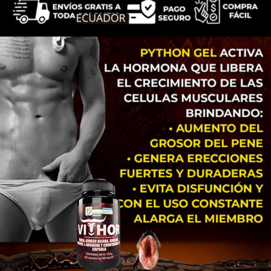 "VITHOR 30 CAP: Desata Tu Fuerza Sexual al Máximo"