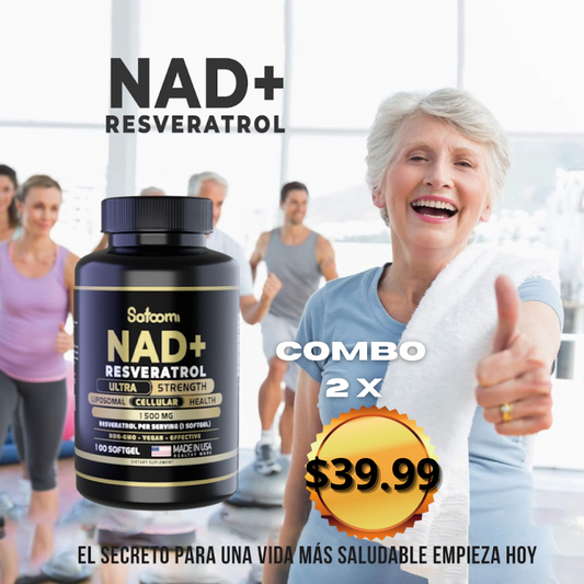 NAD + RESVERATROL 1500 MG (2 x $39.99)