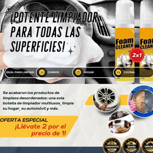 FoamPro Max  2 X1🧼(LIMPIADOR MULTIUSOS CONTRA MUGRE Y GRASA) ✨