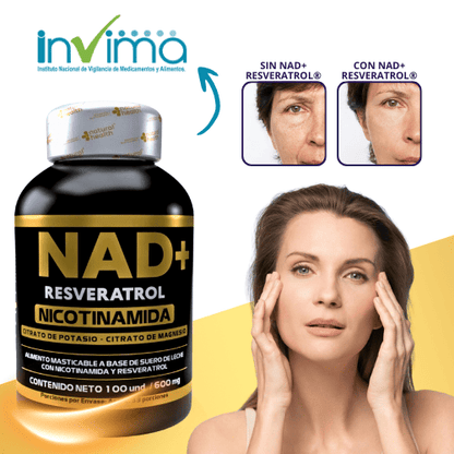 NAD + RESVERATROL 1500 MG (2 x $39.99)