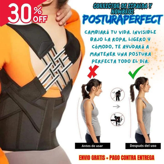 CHALECO ORTOPÉDICO CORRECTOR DE POSTURA - BODYSCULP MAX